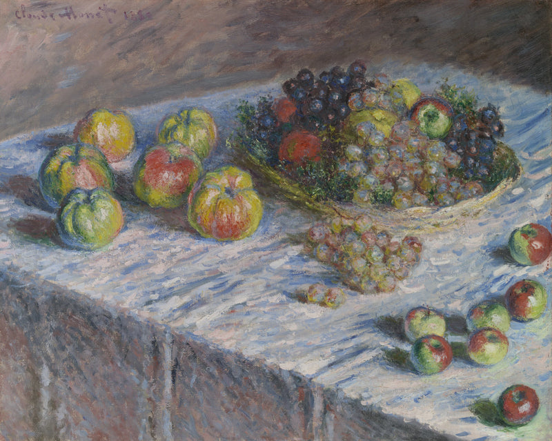 Äpplen och vindruvor W546 - Claude Monet