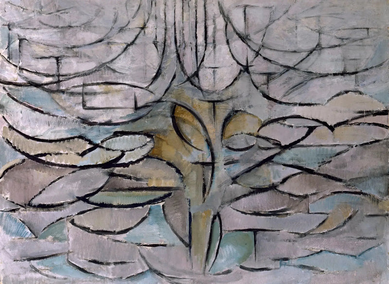 Blommande äppleträd - Piet Mondrian