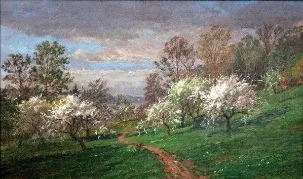 Blommande äppelträd - Jasper Francis Cropsey