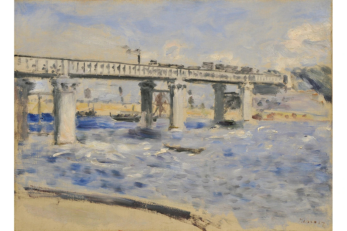 Pont du chemin de fer à Argenteuil de Renoir, Uehara Museum of Art