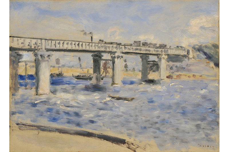 Järnvägsbro i Argenteuil - Pierre-Auguste Renoir