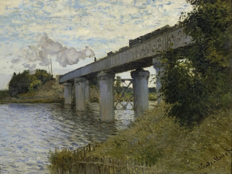 Järnvägsbron i Argenteuil W319 - Claude Monet