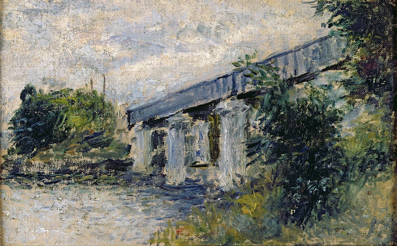Järnvägsbron, Argenteuil W320 - Claude Monet