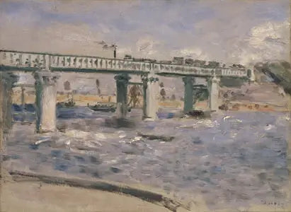 Järnvägsbro i Argenteuil - Pierre-Auguste Renoir