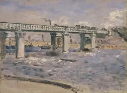 Järnvägsbro i Argenteuil - Pierre-Auguste Renoir