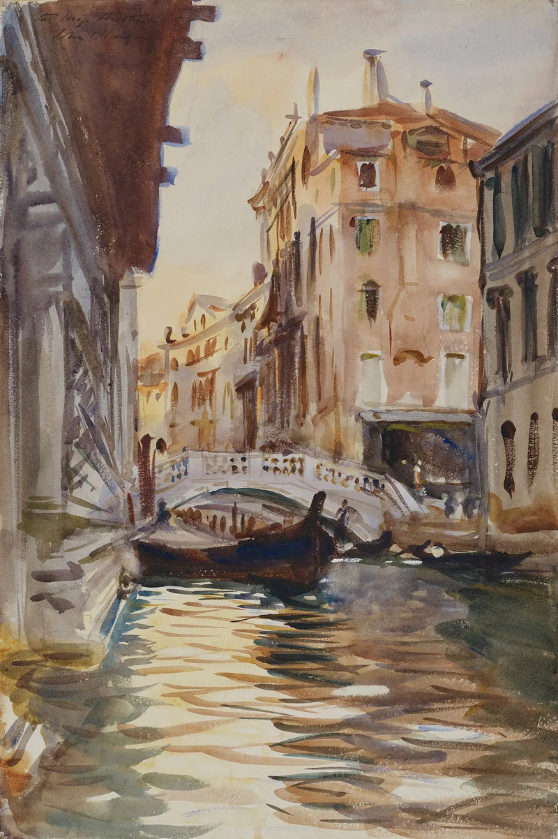 Canonica-bron - John Singer Sargent