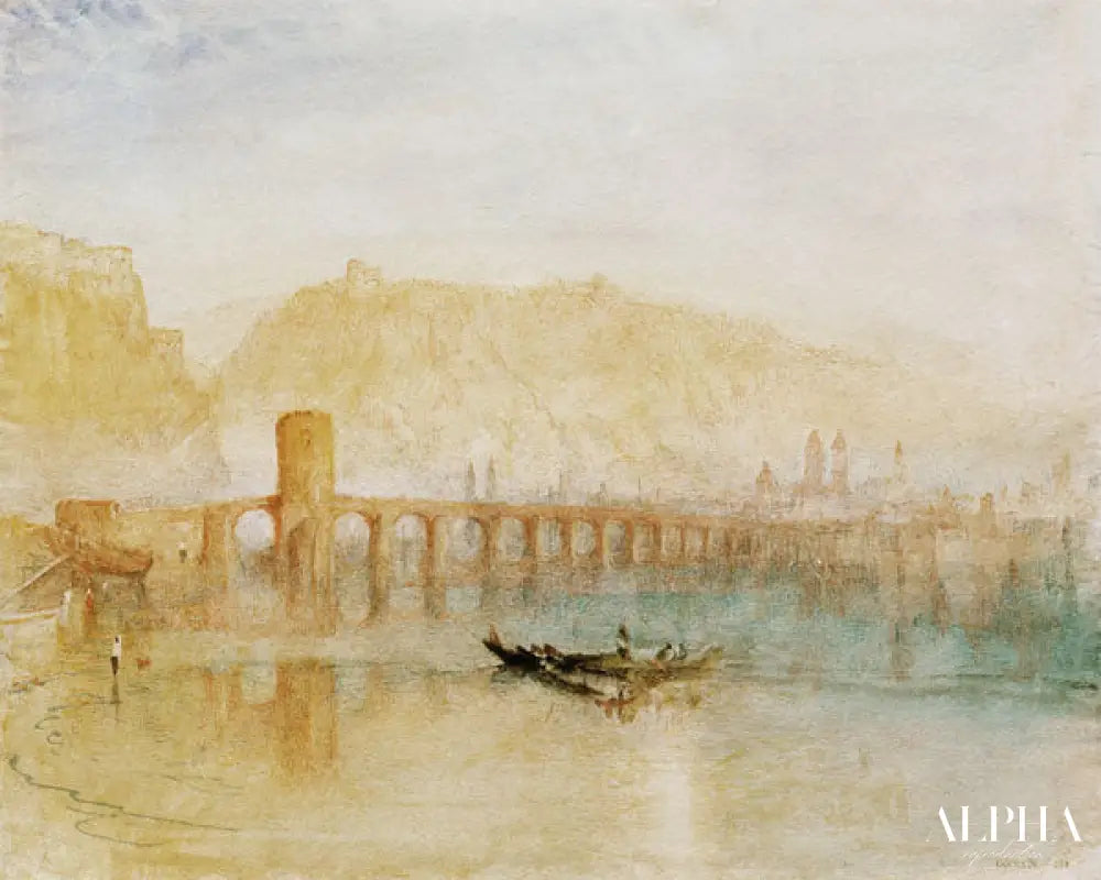 Pont de la Moselle - William Turner - Reproductions de tableaux et peintures haut de gamme