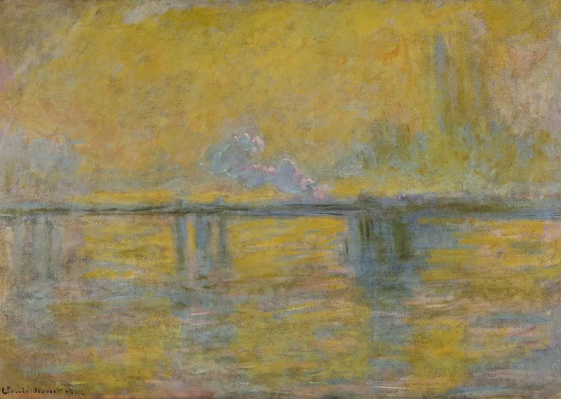 Londonbron (Charing Cross Bridge, London) - Claude Monet