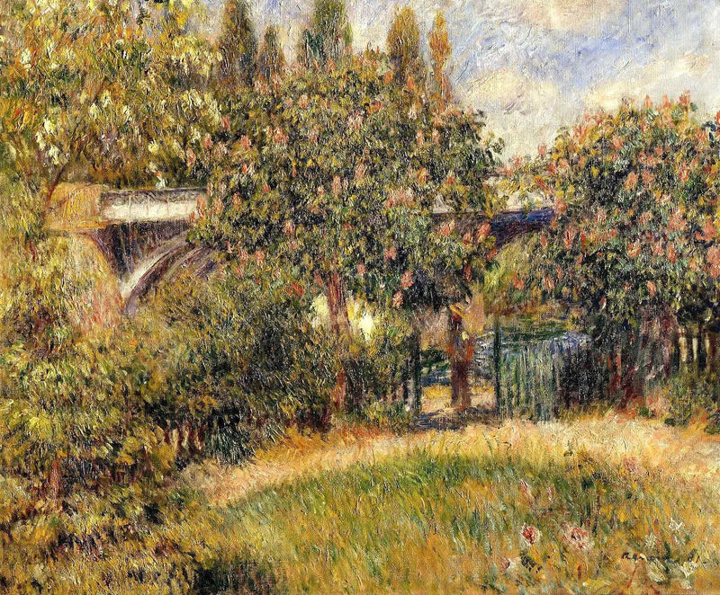 järnvägsbron i Chatou - Pierre-Auguste Renoir