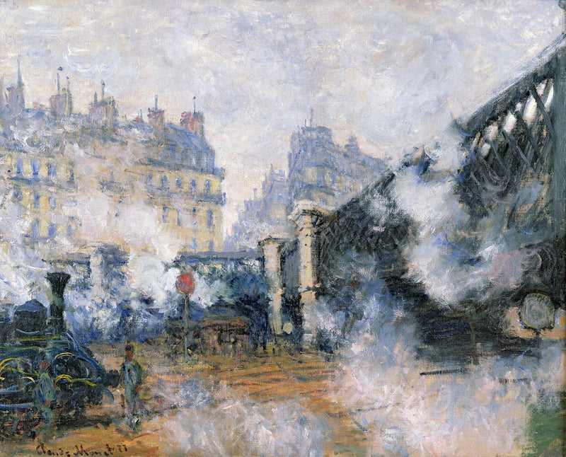 Pont de l'Europe, Saint-Lazare station W442 - Claude Monet