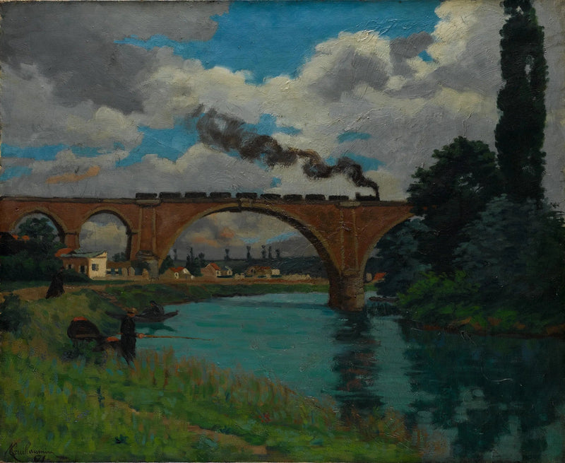Järnvägsbro över Marne i Joinville - Armand Guillaumin
