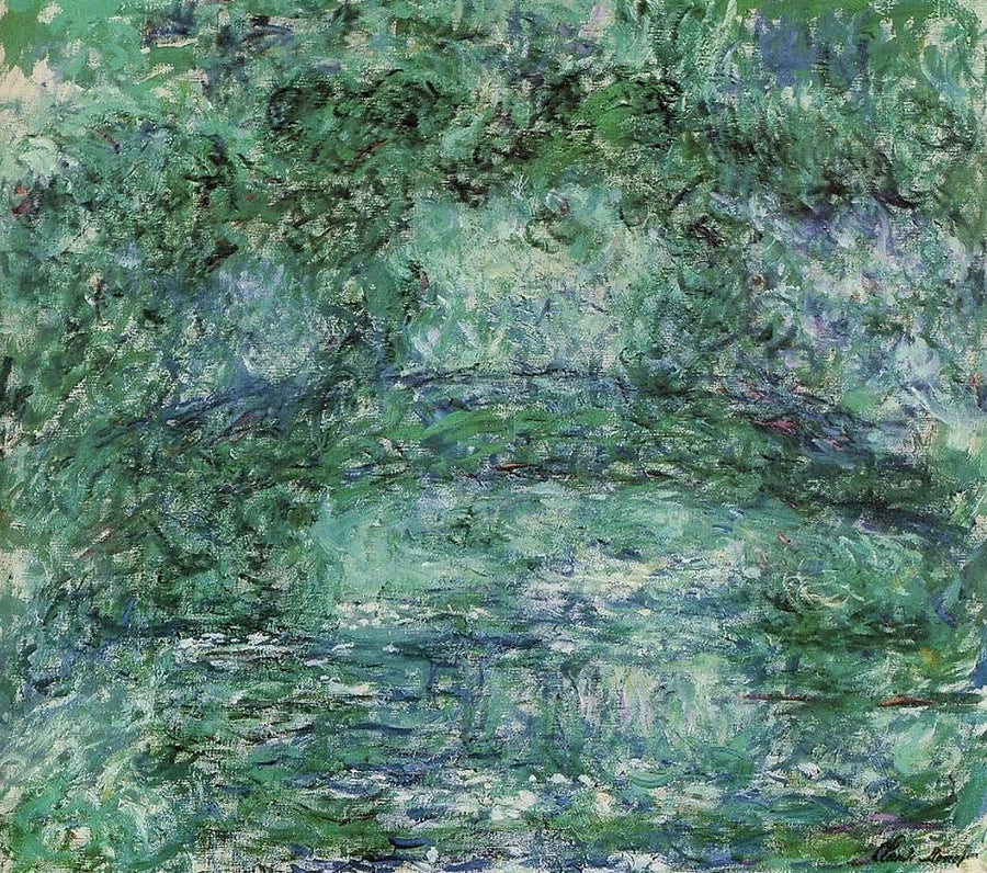 Den japanska bron (pont japonais) - Claude Monet