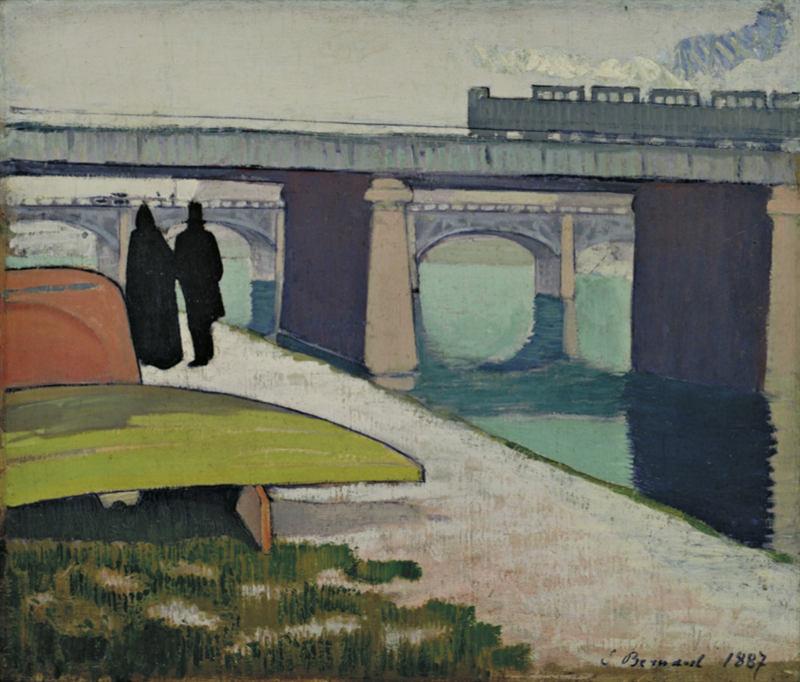 Järnbron i Asnières - Émile Bernard