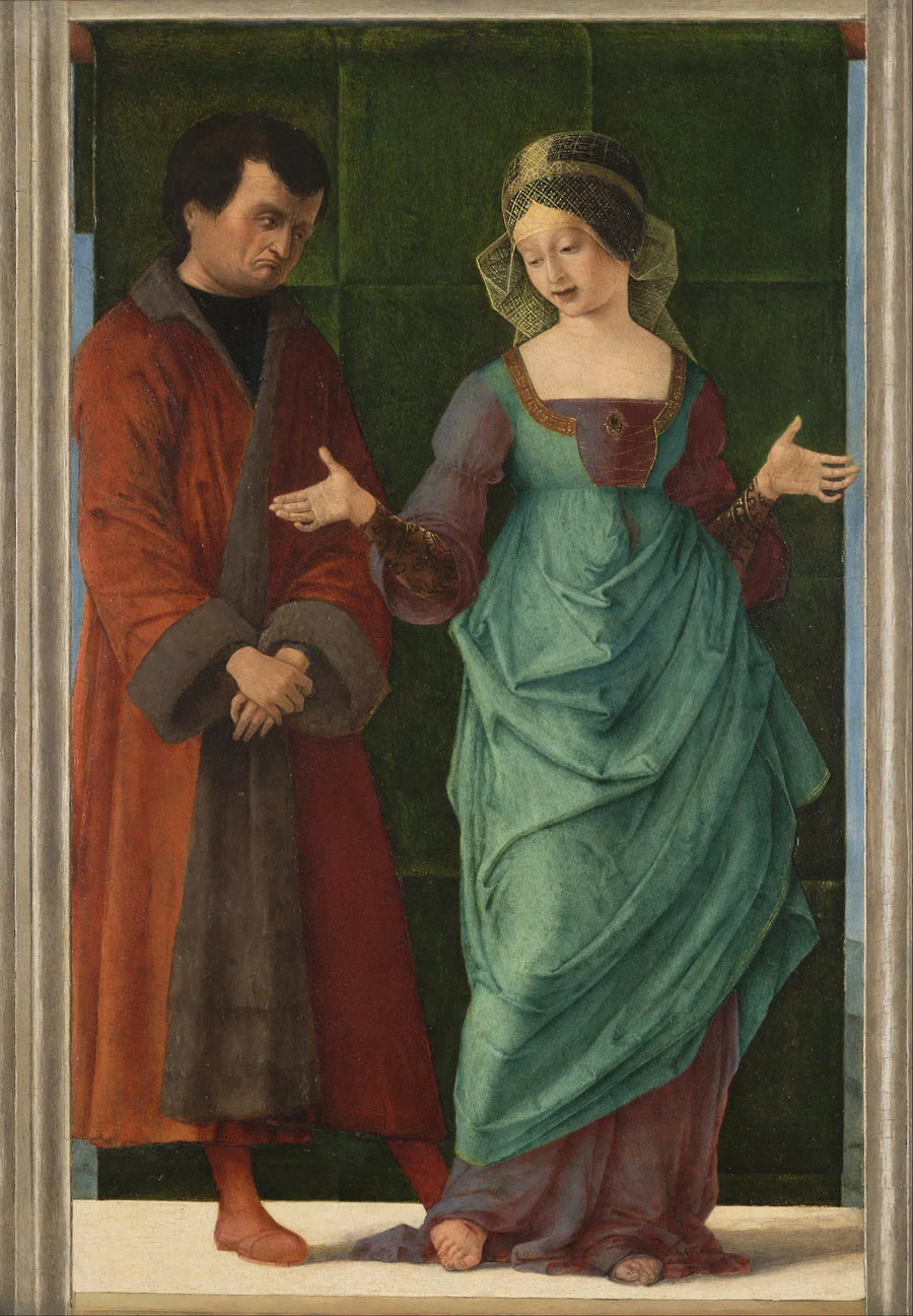 Porcia och Brutus - Ercole de’ Roberti