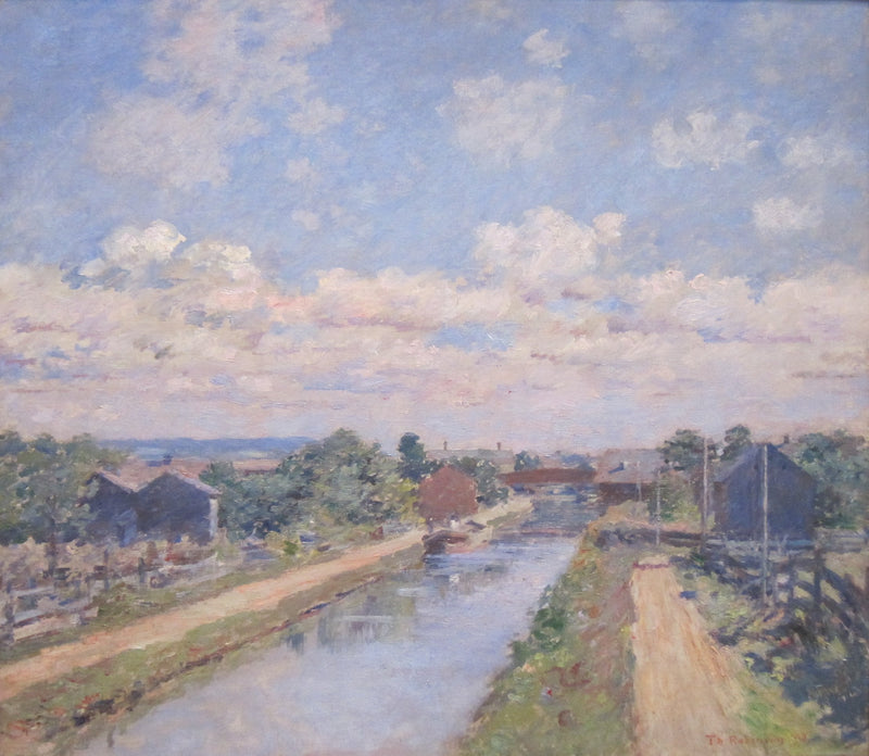 Port Ben, Delaware- och Hudsonkanalen - Theodore Robinson