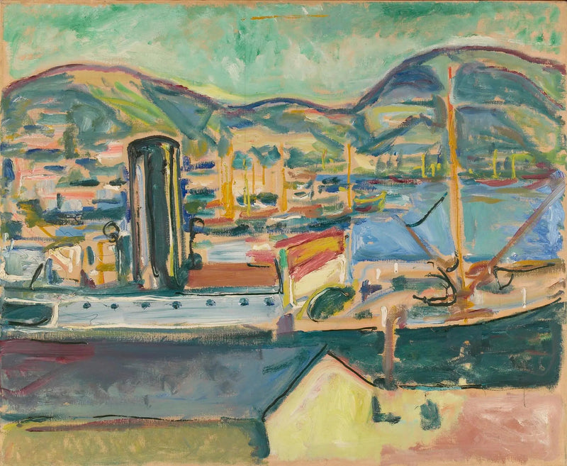 Bergenhamn - Edvard Munch