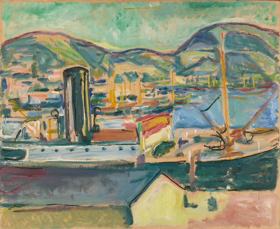 Bergenhamn - Edvard Munch
