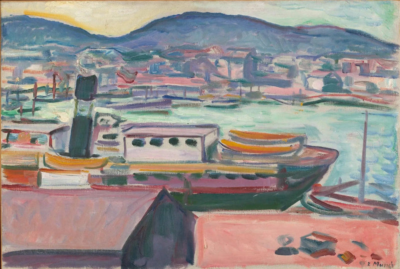 Bergenhamn - Edvard Munch