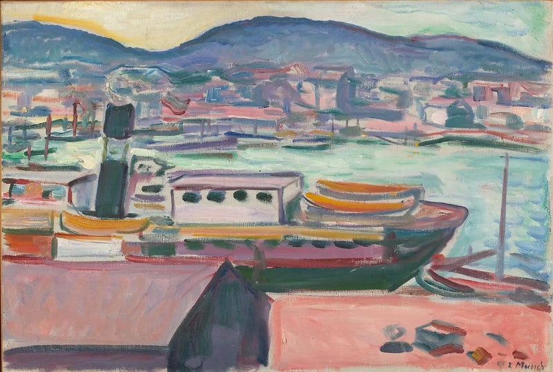 Bergenhamn - Edvard Munch