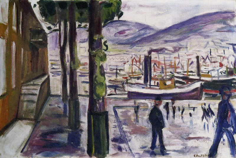 Bergenhamn - Edvard Munch