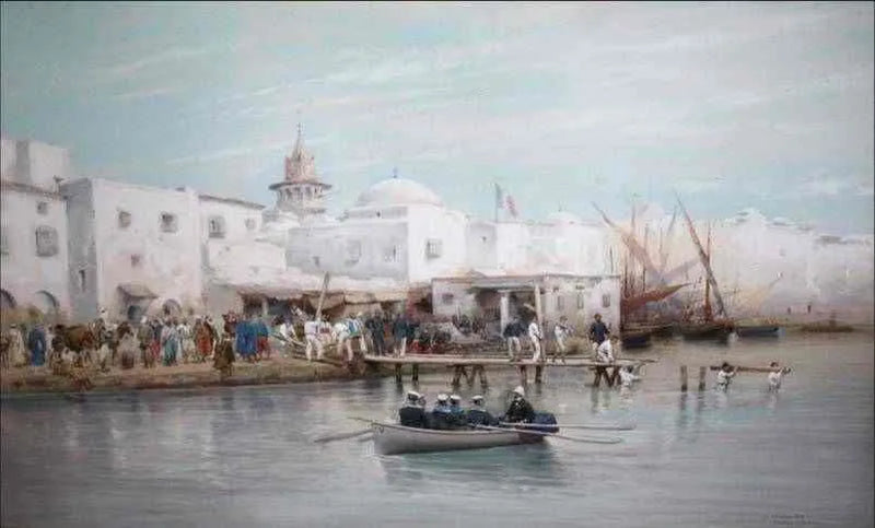 Port de Bizerte - Édouard Detaille