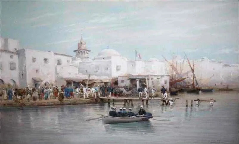 Port de Bizerte - Édouard Detaille