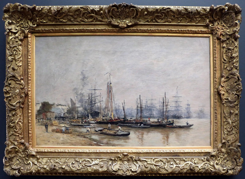 Bordeaux hamn - Eugène Boudin