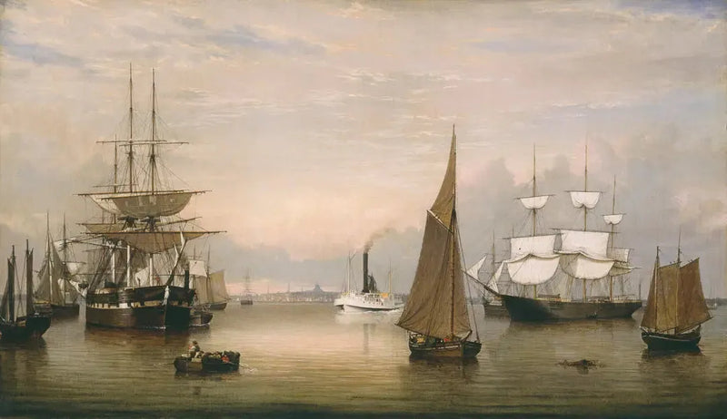 Bostons hamn (1856) - Fitz Henry Lane