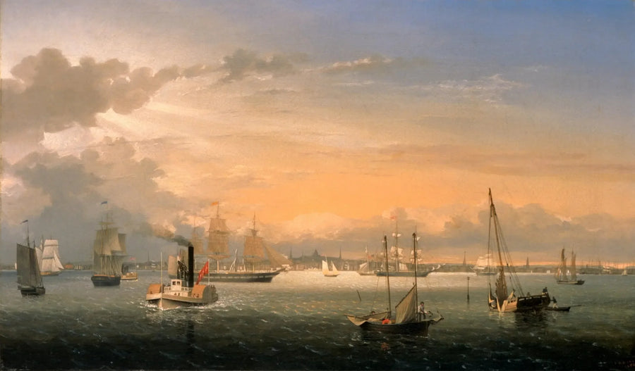 Bostons hamn - Fitz Henry Lane