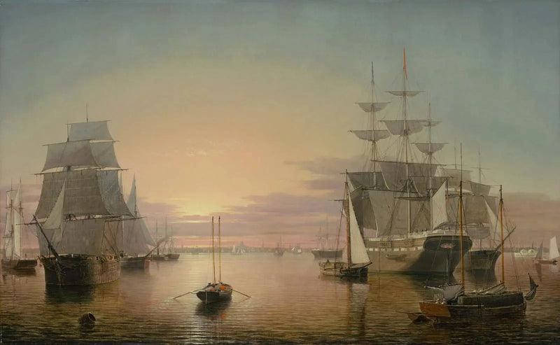 Bostons hamn - Fitz Henry Lane