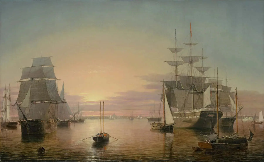 Bostons hamn - Fitz Henry Lane