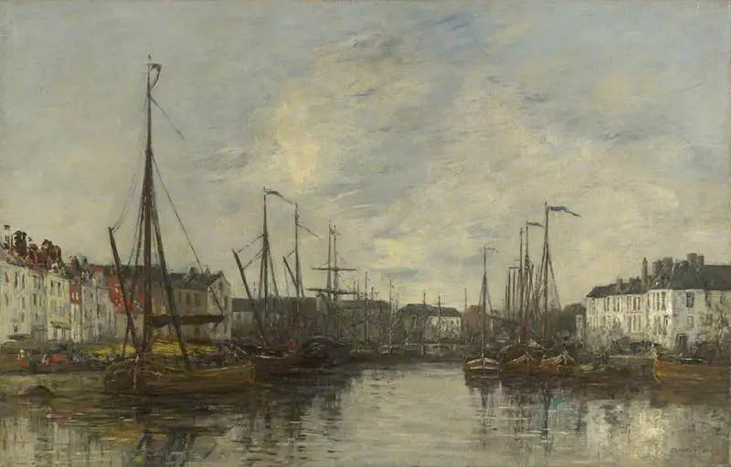 Brysselhamn - Eugène Boudin