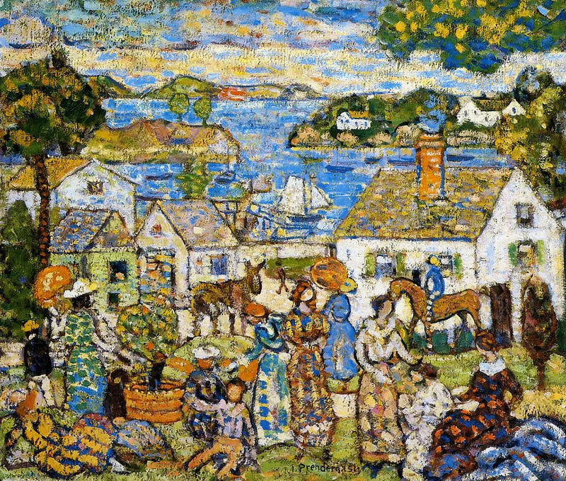Nya England-hamnen - Maurice Prendergast