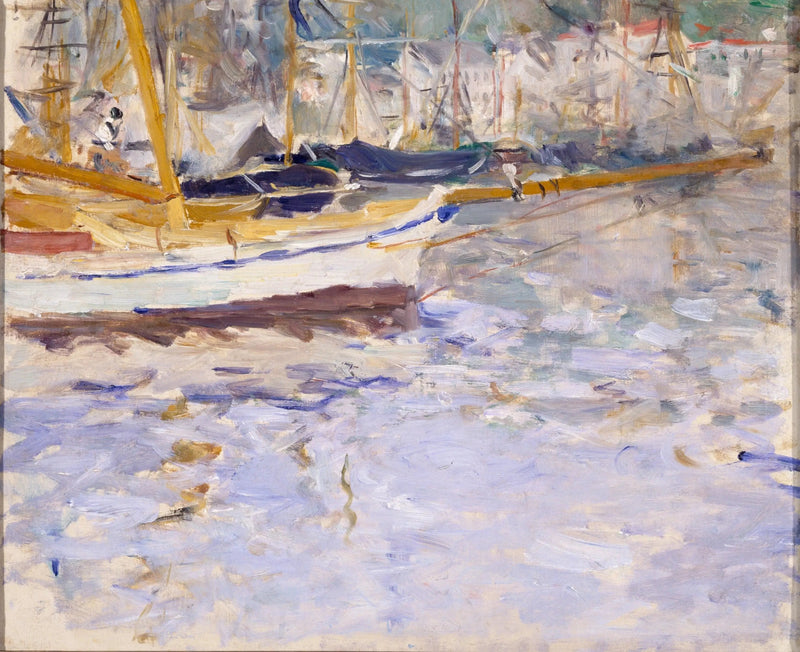 Nices hamn - Berthe Morisot