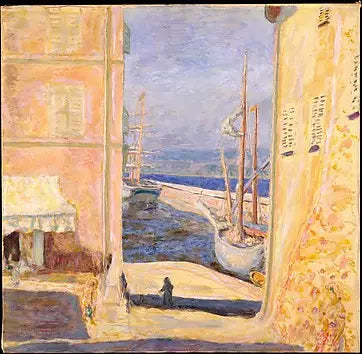 Saint-Tropez hamn - Pierre Bonnard