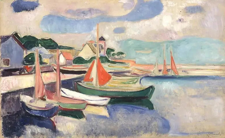 Taarbæk hamn - Edvard Munch