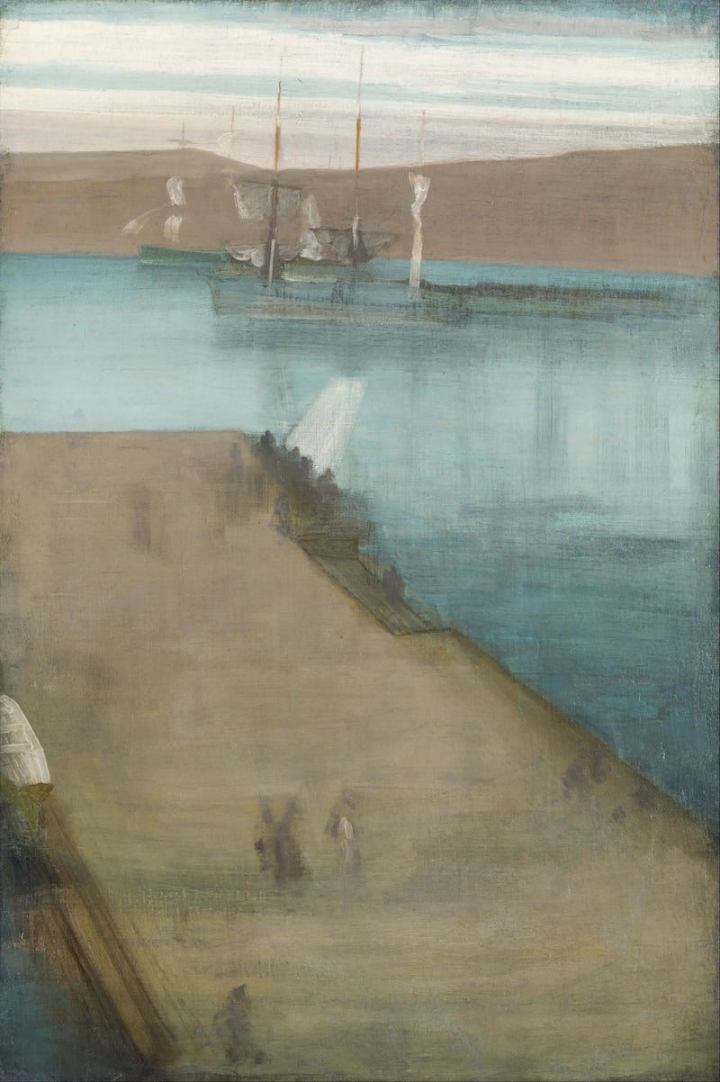Valparaisos hamn - James Abbott McNeill Whistler