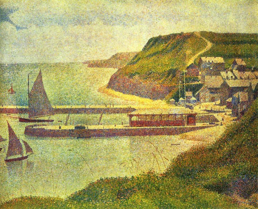 Port-en-Bessin, förhamn, högvatten - Georges Seurat