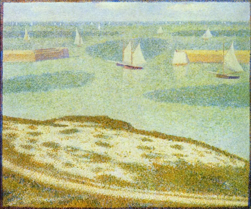 Port-en-Bessin, Hamnens ingång - Georges Seurat