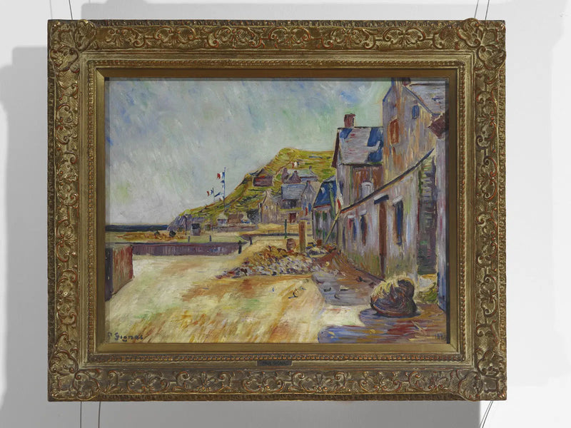 Port-en-Bessin. Den 14 juli - Paul Signac