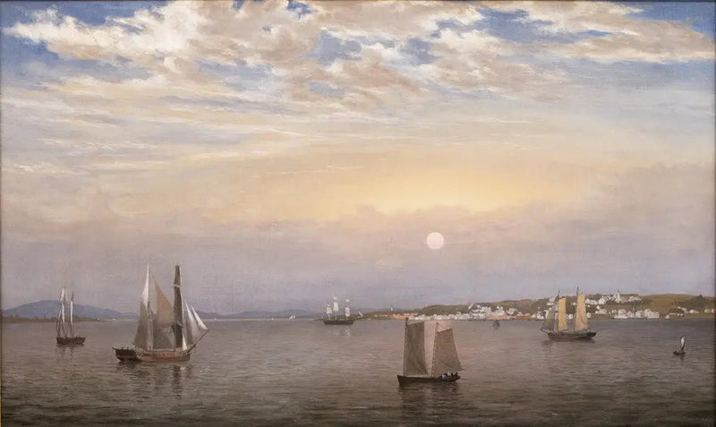 Port och stad Castine - Fitz Henry Lane