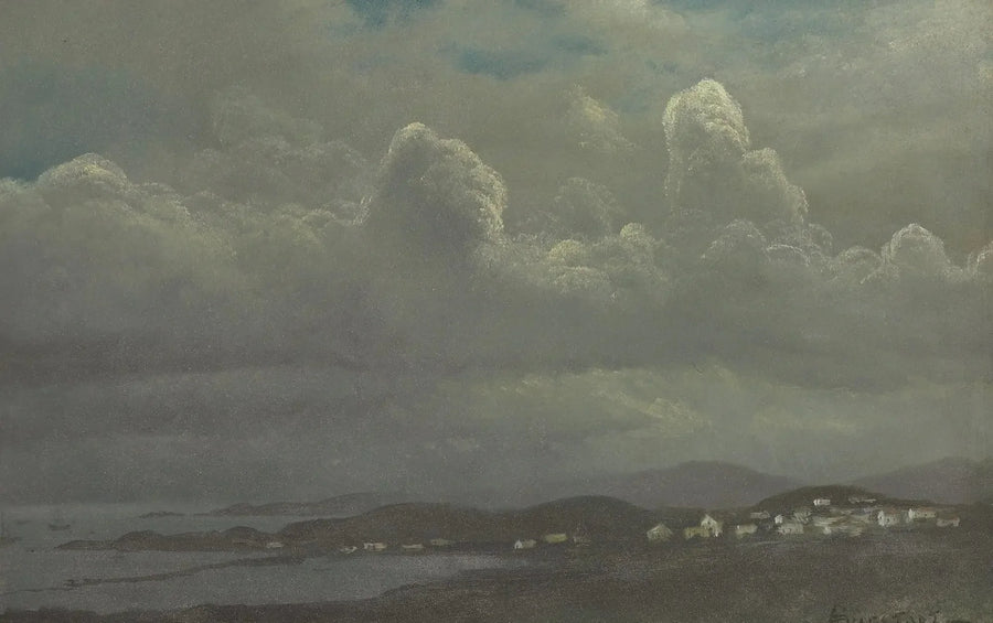Port Richmond, San Franciscobukten - Albert Bierstadt
