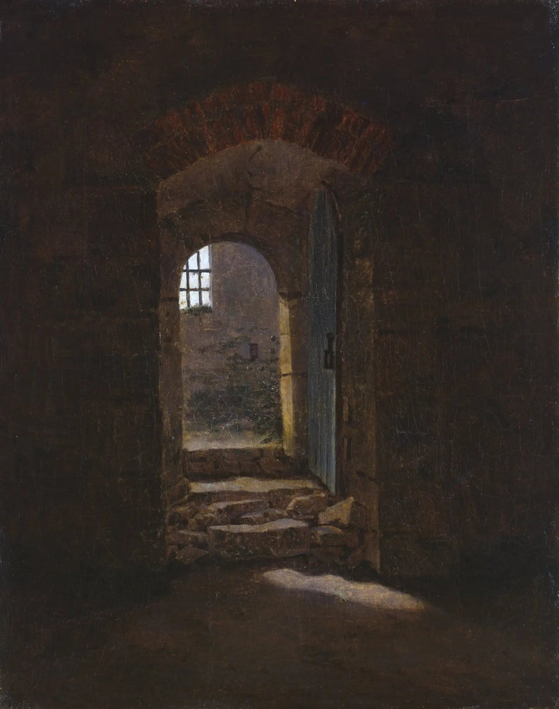 ingångsdörr i Meissen - Caspar David Friedrich