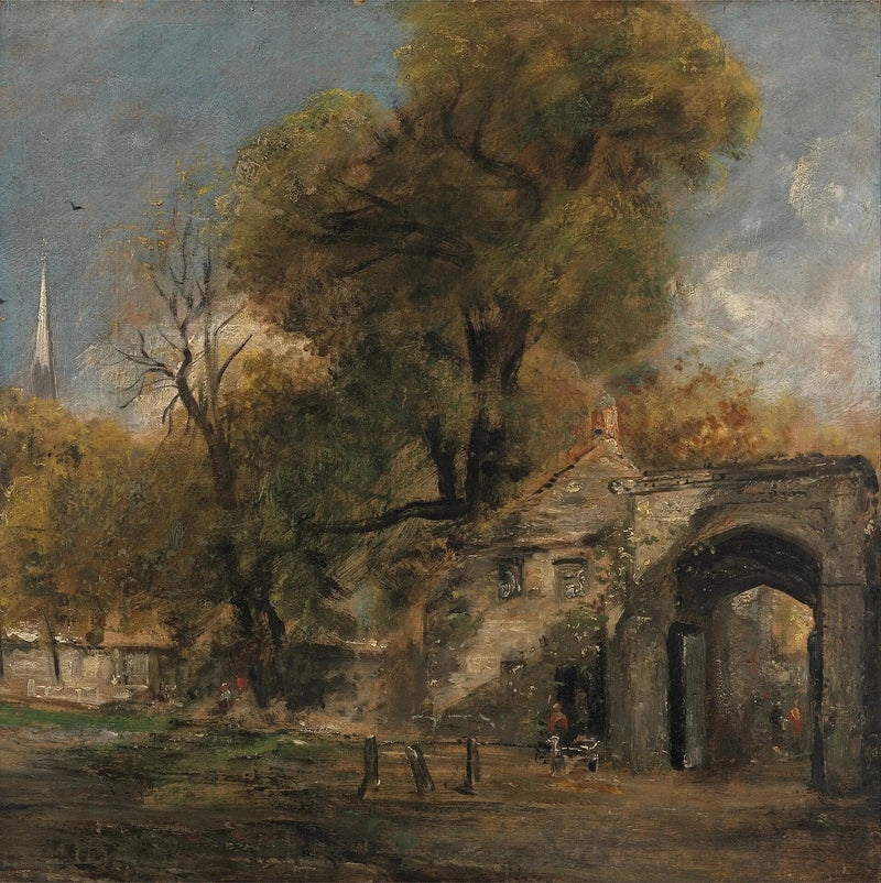 Harnham-porten, Salisbury - John Constable