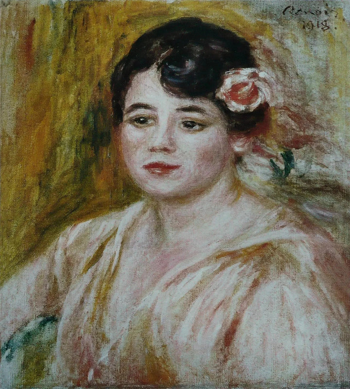Porträtt av Adèle Besson - Pierre-Auguste Renoir