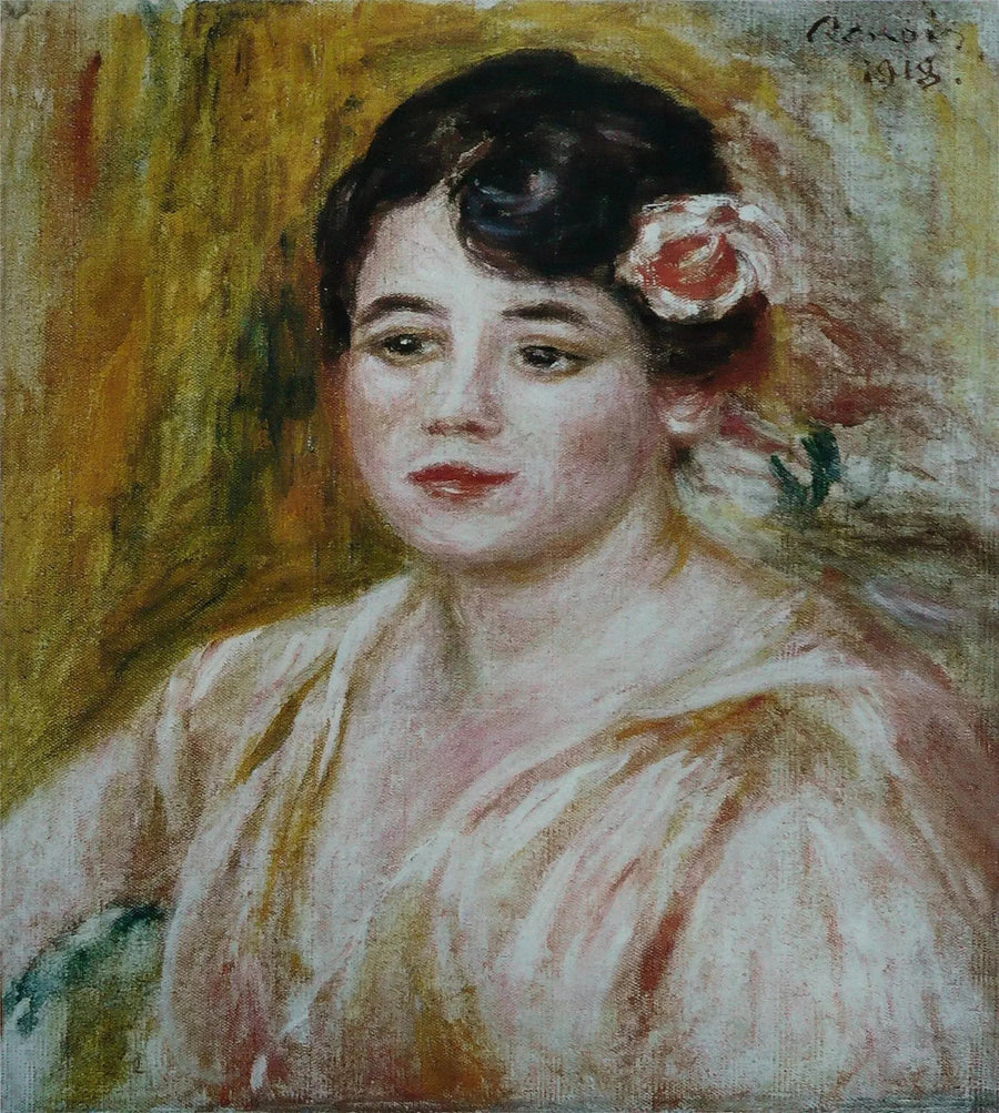Porträtt av Adèle Besson - Pierre-Auguste Renoir