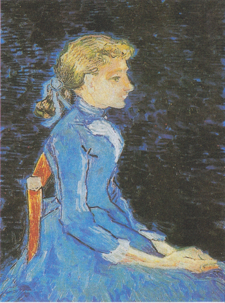 Porträtt av Adeline Ravoux - Vincent van Gogh