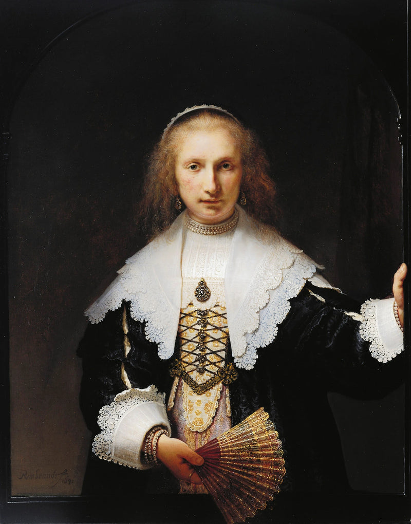 Porträtt av Agatha Bas - Rembrandt