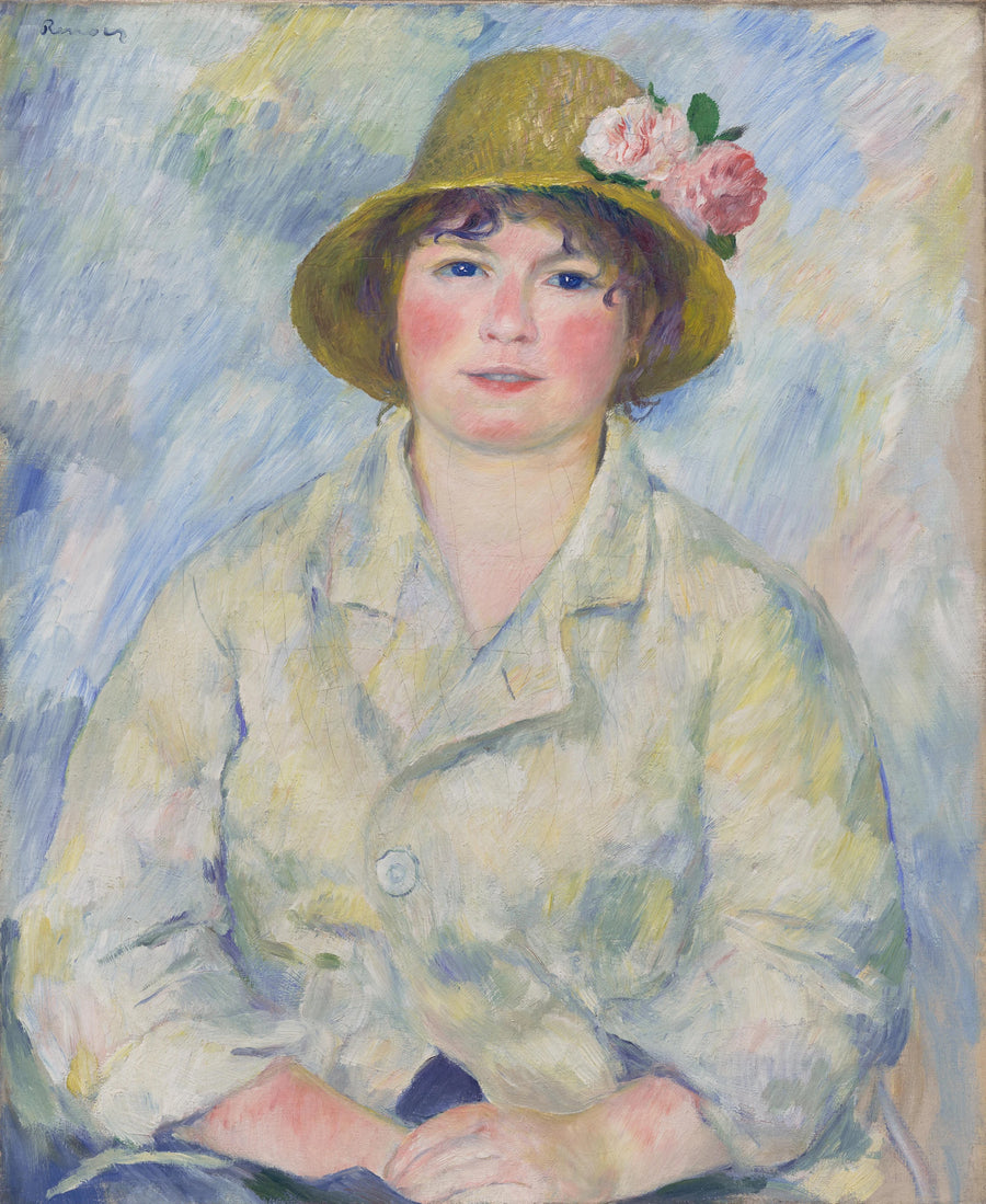 porträtt av fru Renoir - Pierre-Auguste Renoir