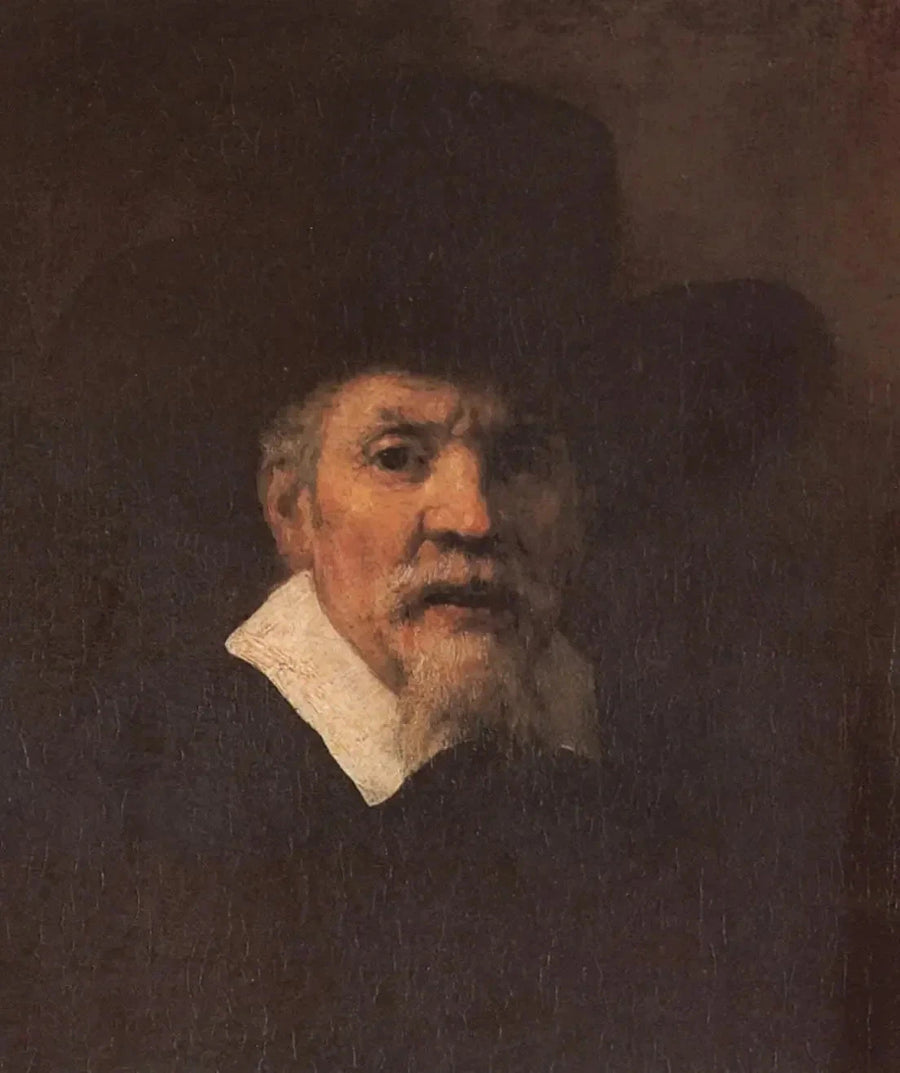 Porträtt av en man, kanske Arnout Tholincx - Rembrandt